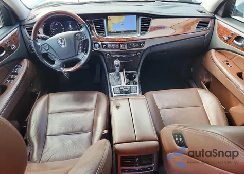 2015 Hyundai Equus Signature z USA, uszkodzony, nr VIN KMHGH4JH5FU091976